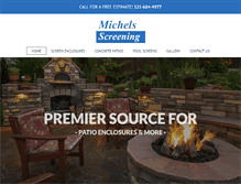Tablet Screenshot of michelsscreeningfl.com